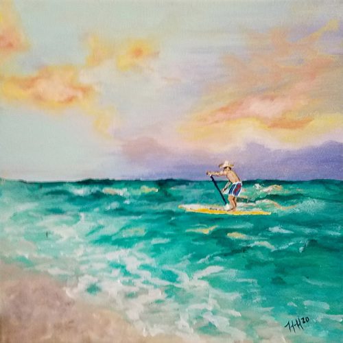 paddle-boarding by Heather Hodgeman